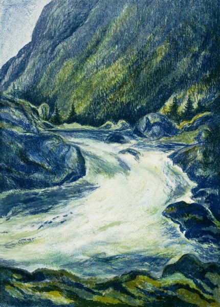 Hovedbilde Reidar Fritzvold - Sveigfoss Bykle i setesdal